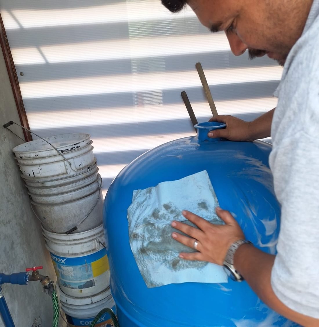 Mantenimiento y limpieza de tanque hidroneumático