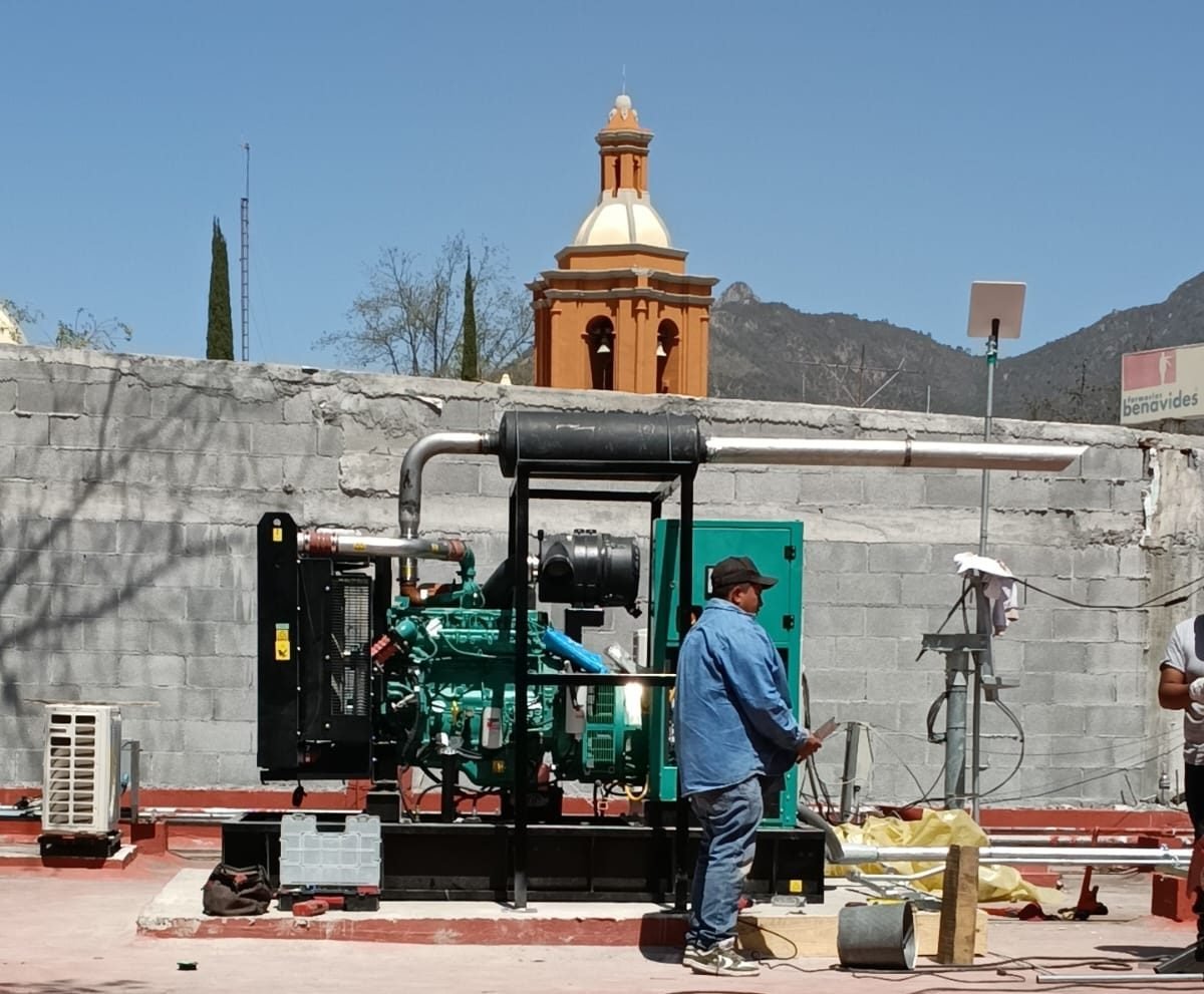 Instalación eléctrica terminada de equipo generador