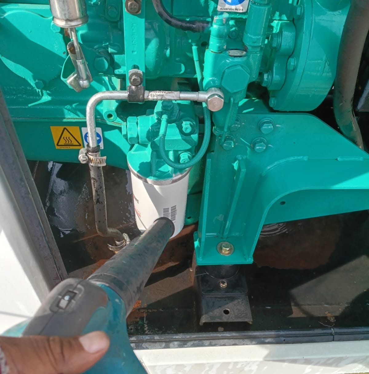 Cambio de filtro de combustible